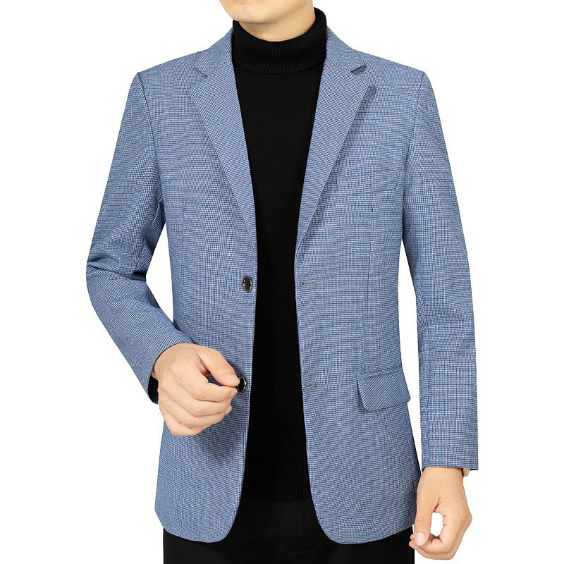 Herren Blazer Streifenanzug Modern Geschäftlich