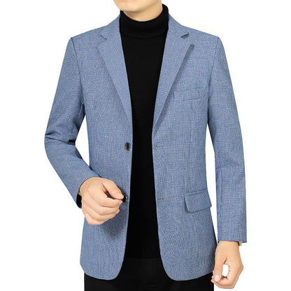 Herren Blazer Streifenanzug Modern Geschäftlich