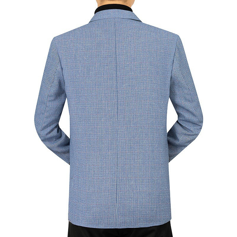 Herren Blazer Streifenanzug Modern Geschäftlich