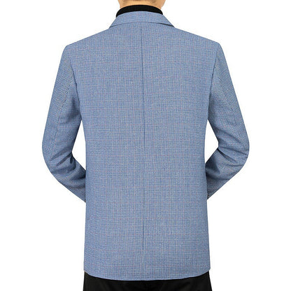 Herren Blazer Streifenanzug Modern Geschäftlich