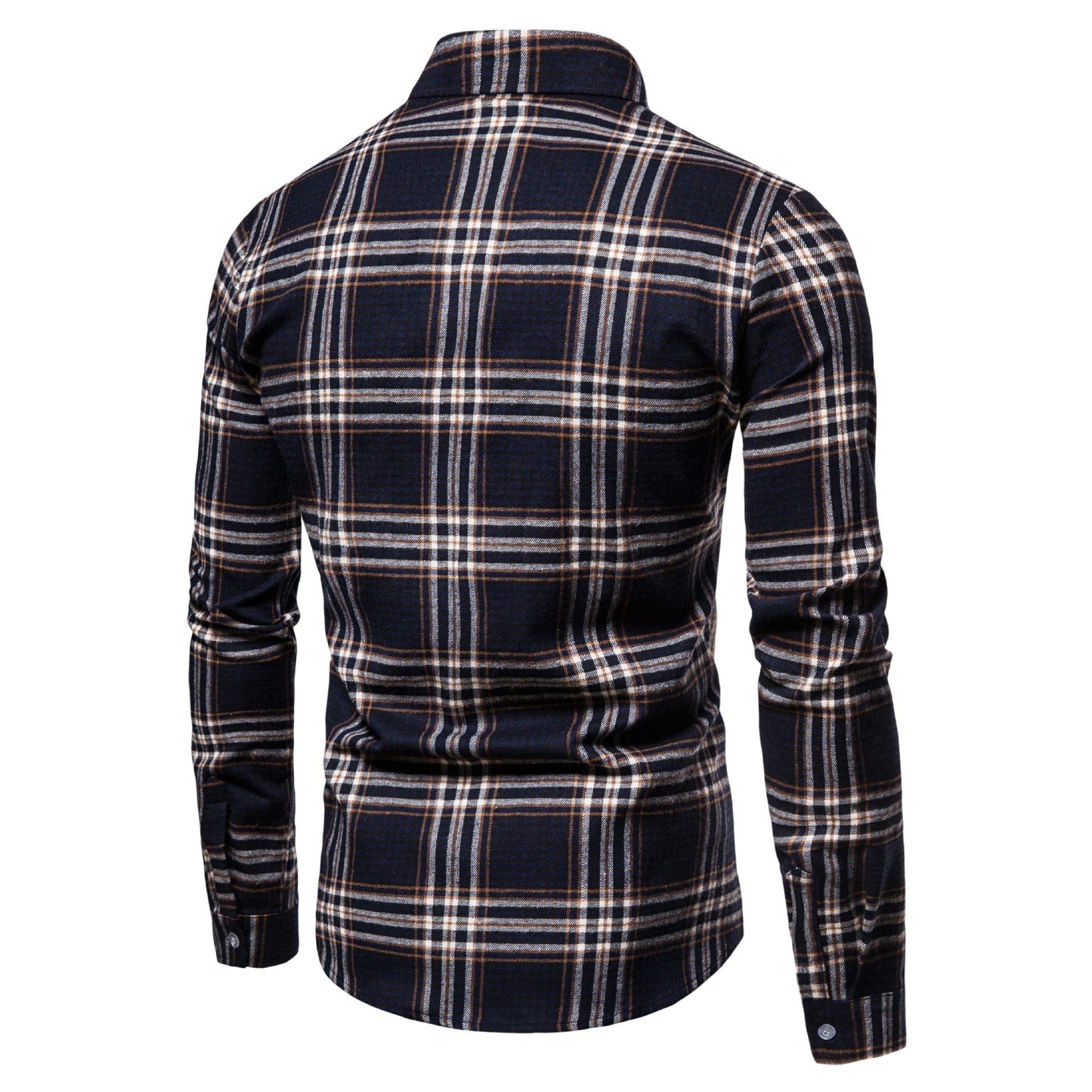 Herren Langarmhemd Karomuster Modern Berlin Style