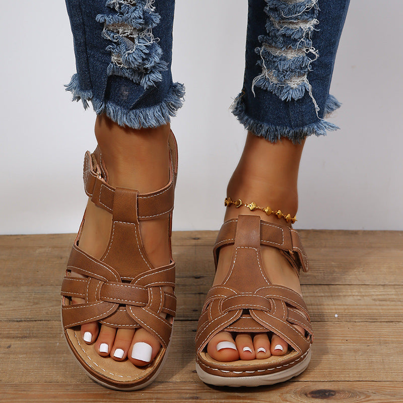 Damen Schuhe Orthopädisch Klettverschluss Komfortsohle