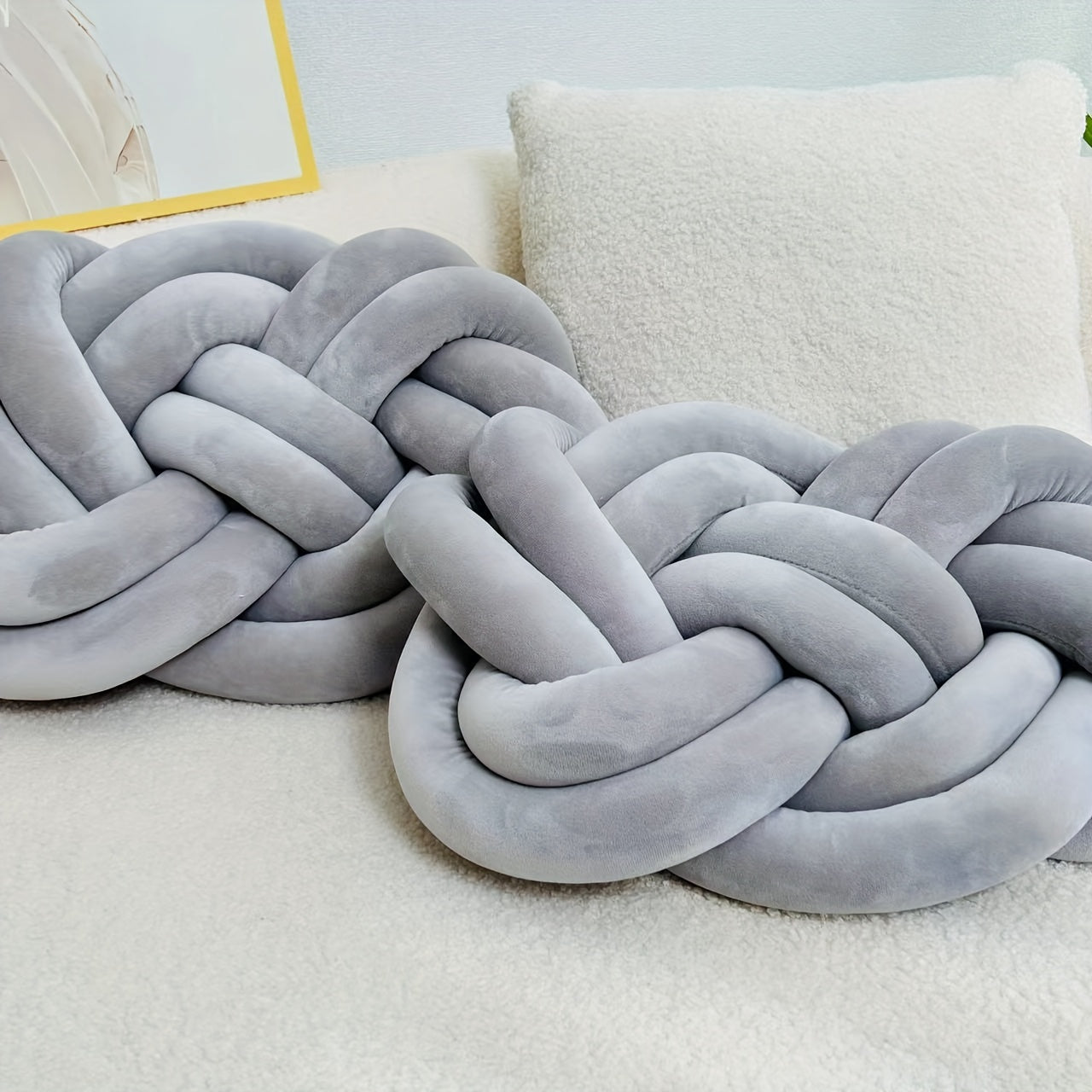 Weiche Kissen Luxus Komfort mit Knöpfen Modern