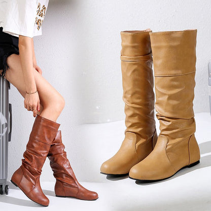 Damenstiefel Elegante Blockabsatz Komfortabel Modern - BerlinGlamour