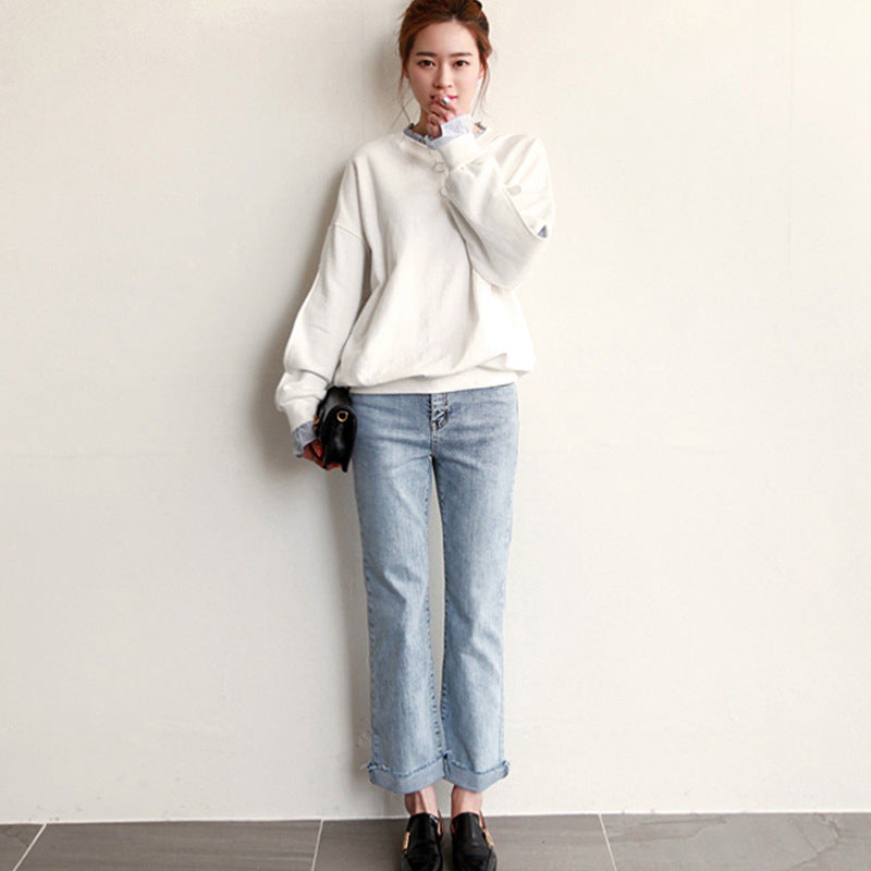 Großes Sweatshirt Oversized Damen