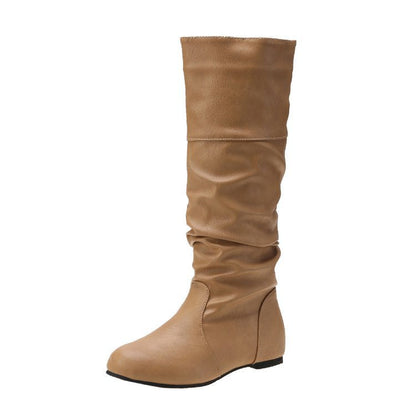 Damenstiefel Elegante Blockabsatz Komfortabel Modern