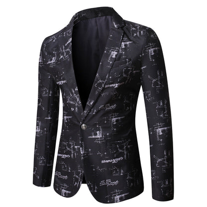 Herren Blazer Modern mit Trend-Grafik Berlin Style