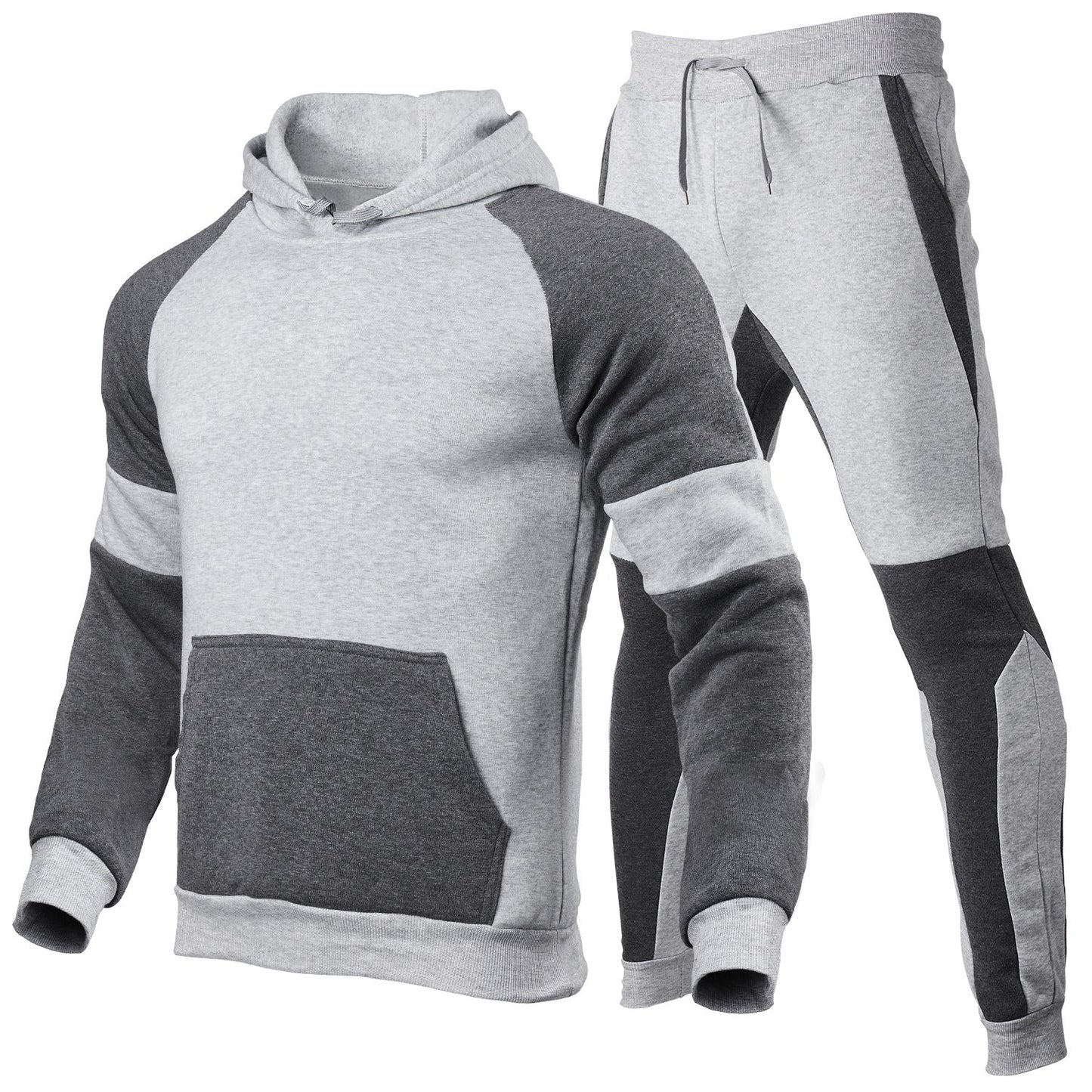 Herren Sportset Hoodie Jogginghose atmungsaktiv