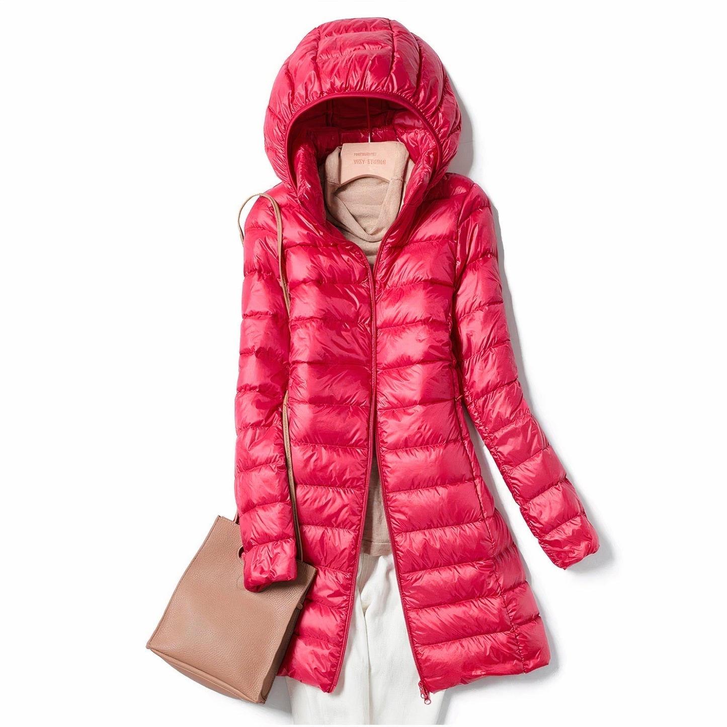 Ultraleichte Winterjacke Damen Slim Fit Warm