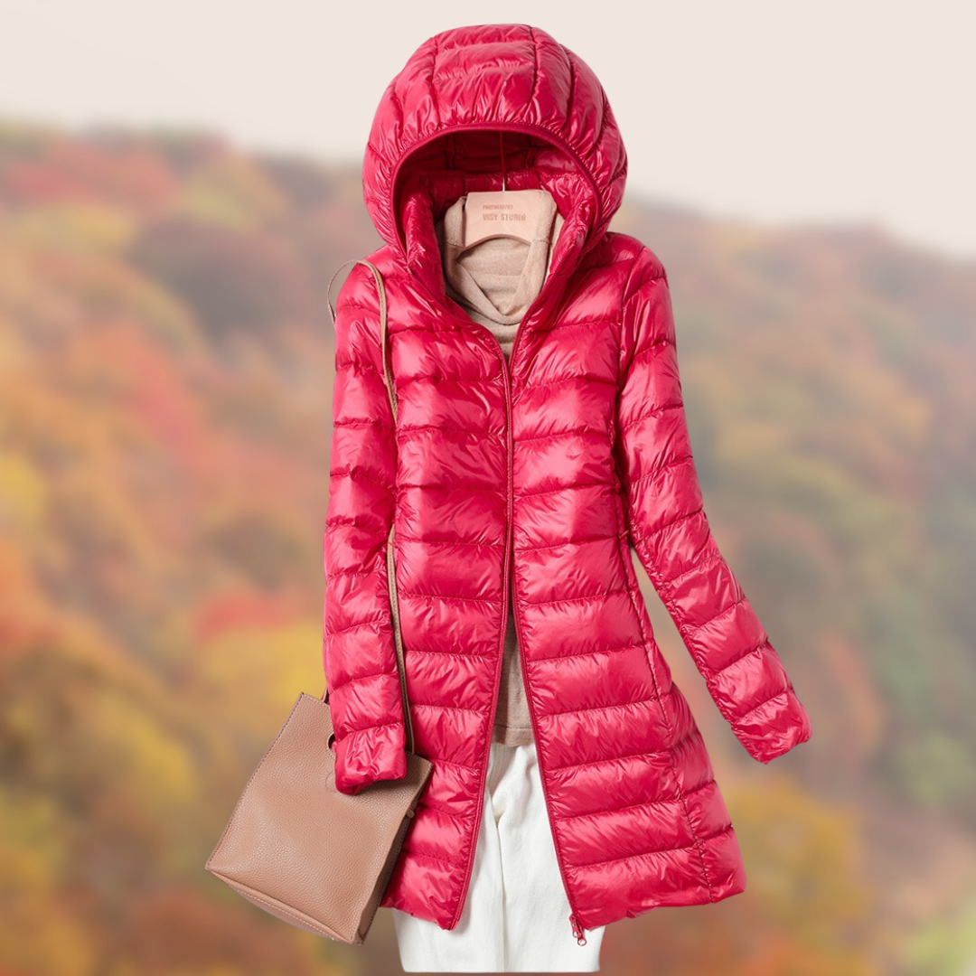 Daunenjacke Frauen Ultraleicht Mit Kapuze Waterproof