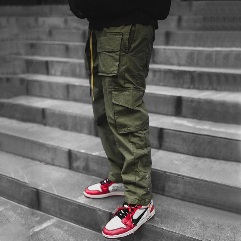 Herren Cargo-Hose Praktisch Mit Vielen Taschen