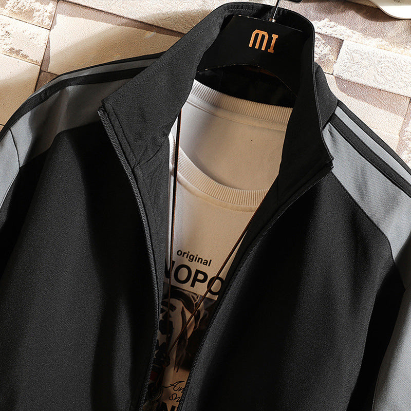 Herren Trainingsanzug Sportlich Streifen Design
