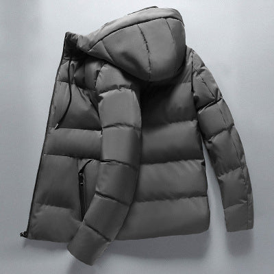 Herren Steppjacke Isoliert mit Kapuze Warm
