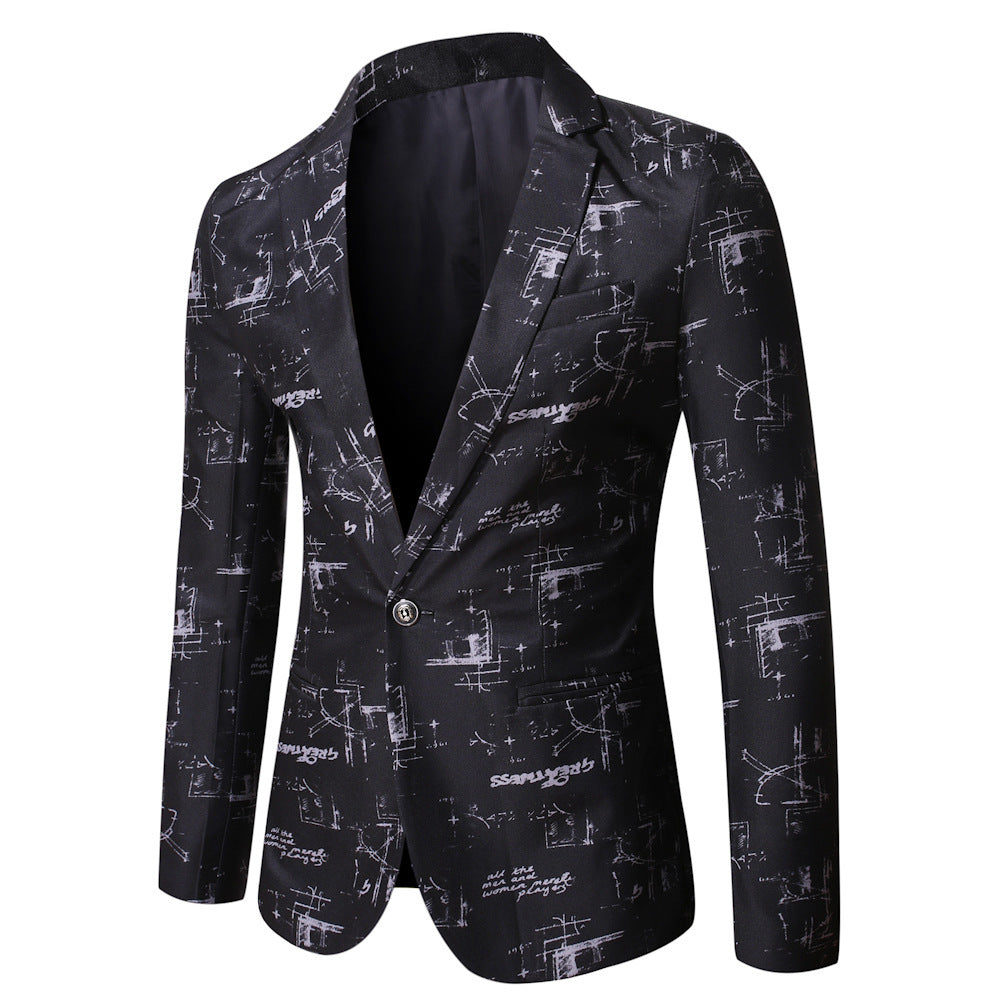 Herren Blazer Modern mit Trend-Grafik Berlin Style