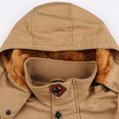 Herren Jacke Funktionell mit vielen Taschen Hochkragen
