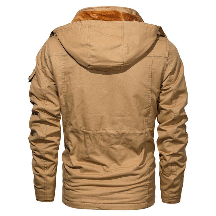 Herren Jacke Funktionell mit vielen Taschen Hochkragen