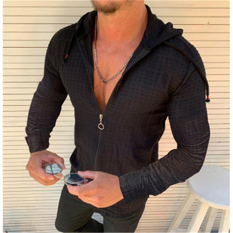 Herren Freizeitjacke Modern Reißverschluss Sportlich