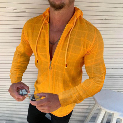 Herren Freizeitjacke Modern Reißverschluss Sportlich