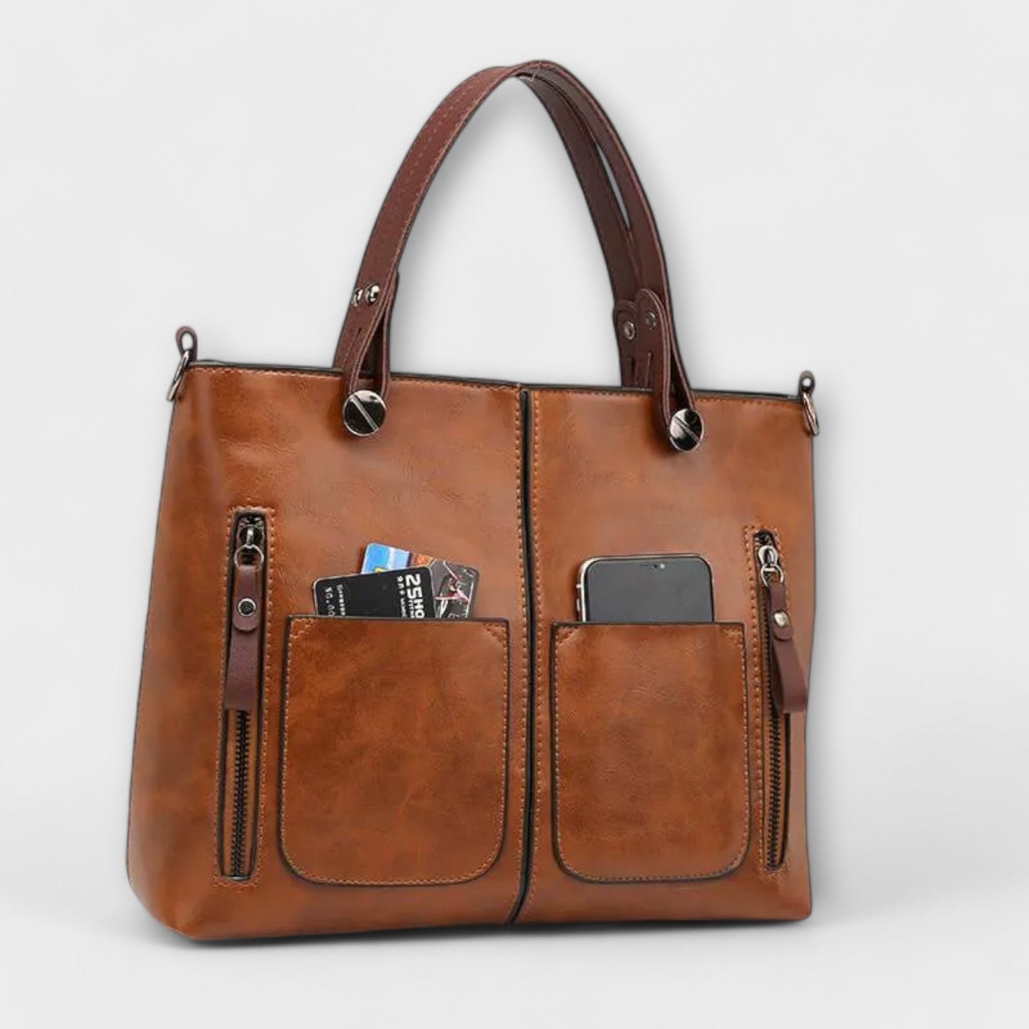 Praktische Damen Handtasche für Alltag Groß