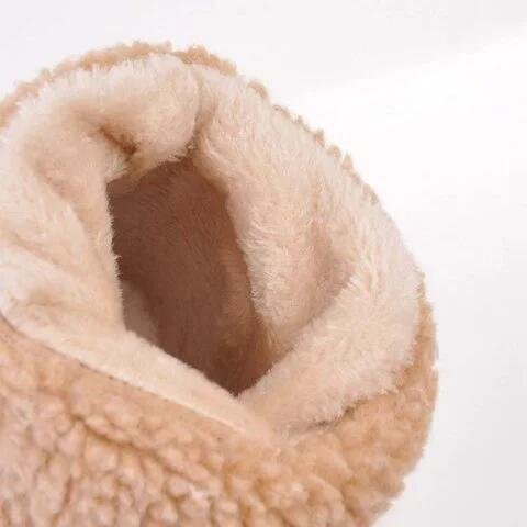 Damen Stiefeletten Warm Komfortabel Kunstfell Winter