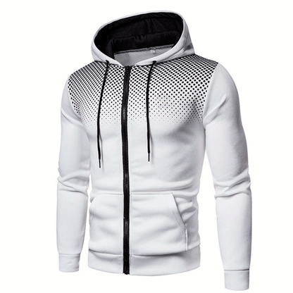 Herren Kapuzenpullover Sportlich Modern Kontrast Design