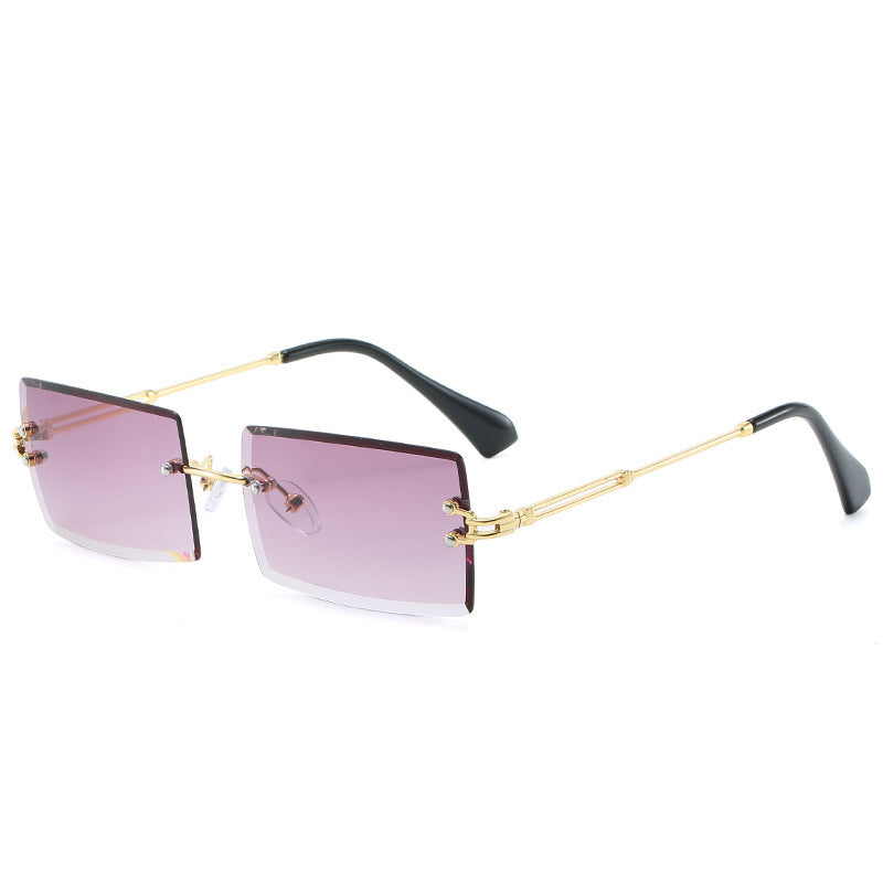 Modische Retro Sonnenbrille Rechteckig Damen