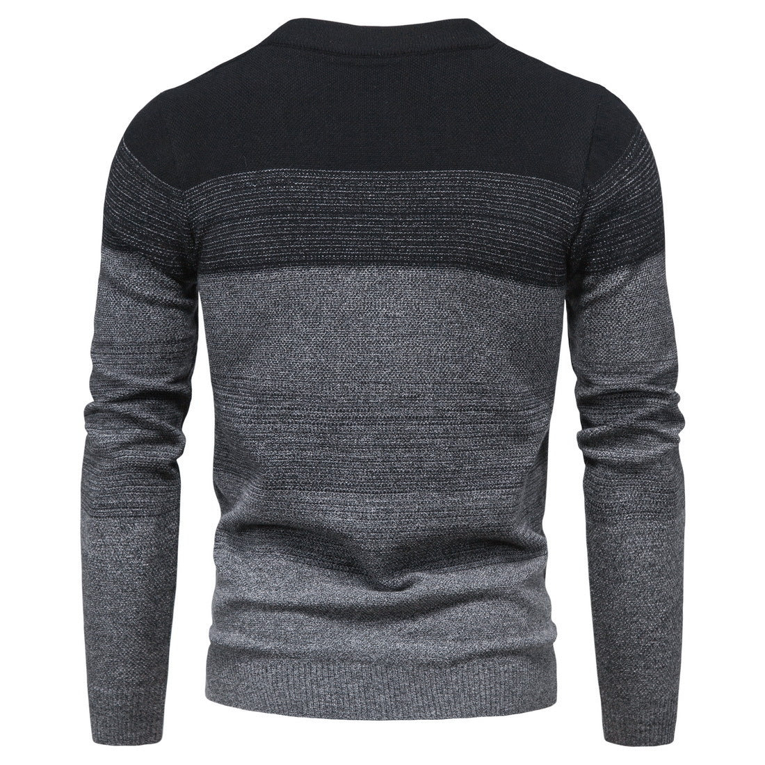 Herren Strickjacke Modern mit Reißverschluss Farbverlauf