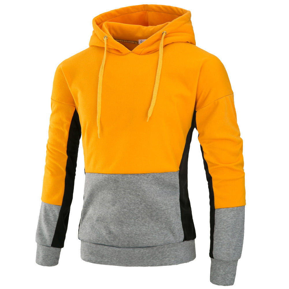 Herren Kapuzenpullover Modern Farbblock Design Sportlich