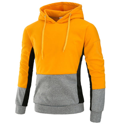 Herren Kapuzenpullover Modern Farbblock Design Sportlich