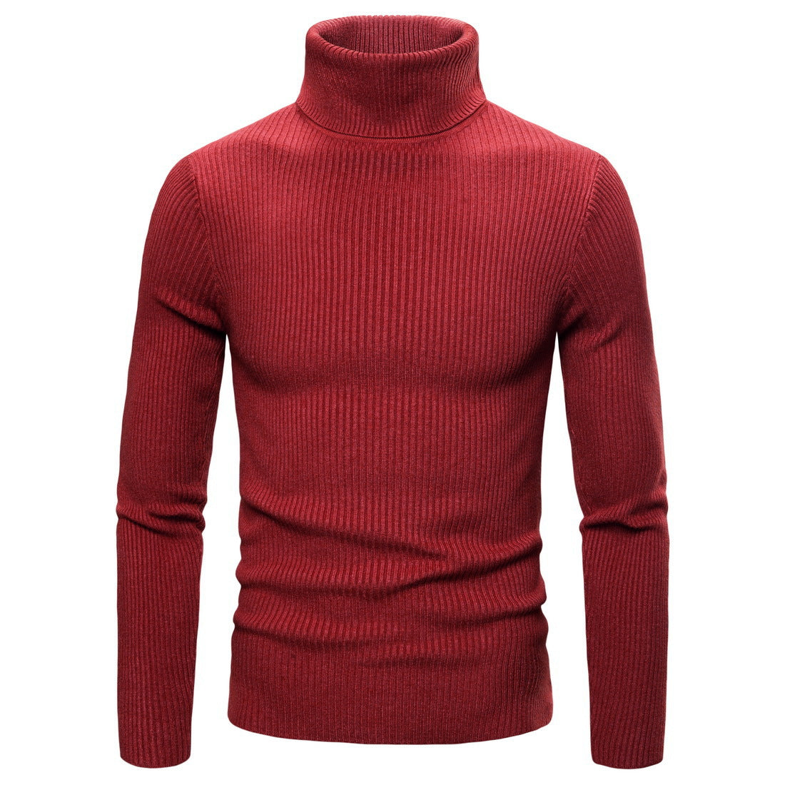 Herren Rollkragenpullover Modern Strick Qualität