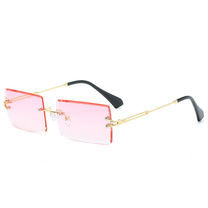 Modische Retro Sonnenbrille Rechteckig Damen