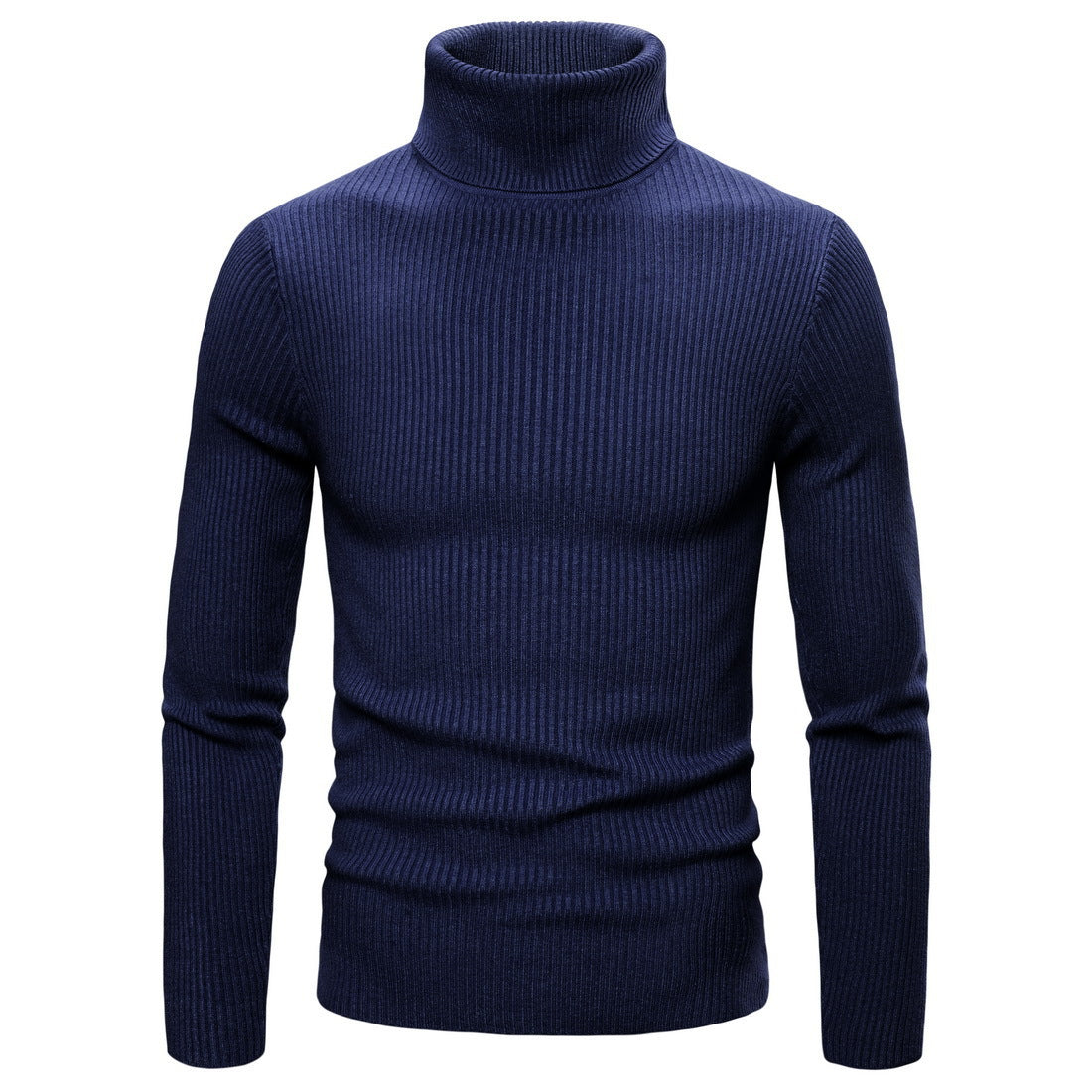 Herren Rollkragenpullover Modern Strick Qualität