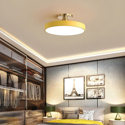 LED Deckenleuchte Modern Gold Mit Dimmfunktion