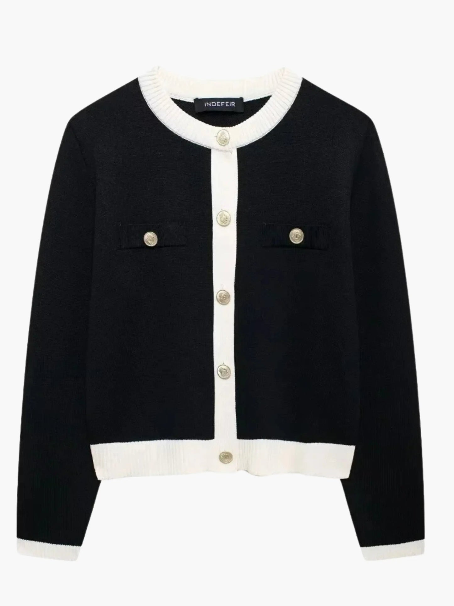 Strickjacke Damen Knopfleiste Modern