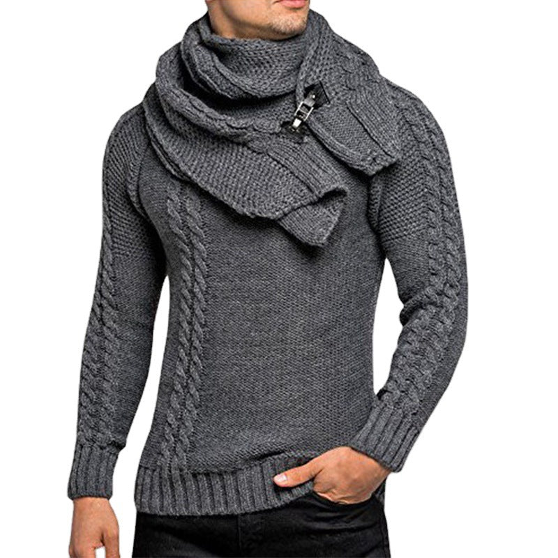 Herren Strickpullover Modern Schick Kragen