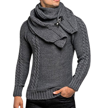 Herren Strickpullover Modern Schick Kragen