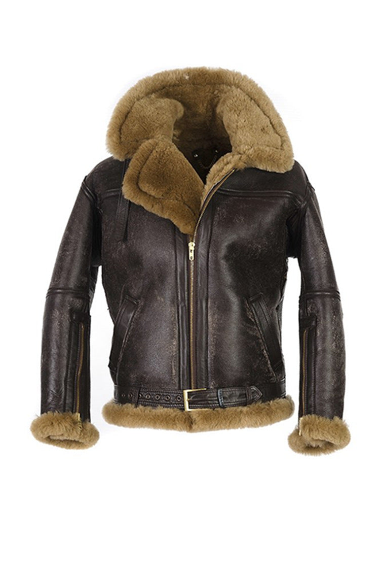 Herren Bomberjacke Weich Warm Hochwertig Verarbeitet