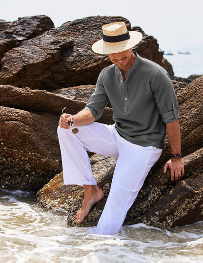Herren Longsleeve Vielseitig für Alltag und Strand