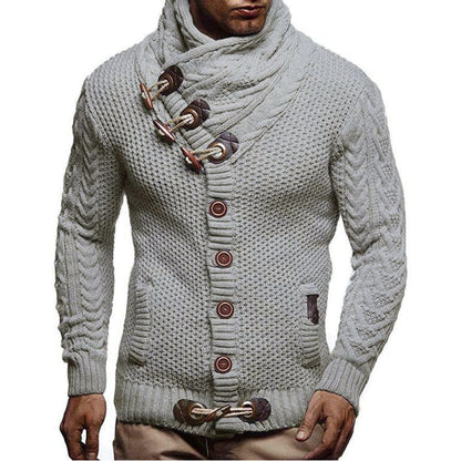 Herren Strickjacke Asymmetrisch Modern Trendig