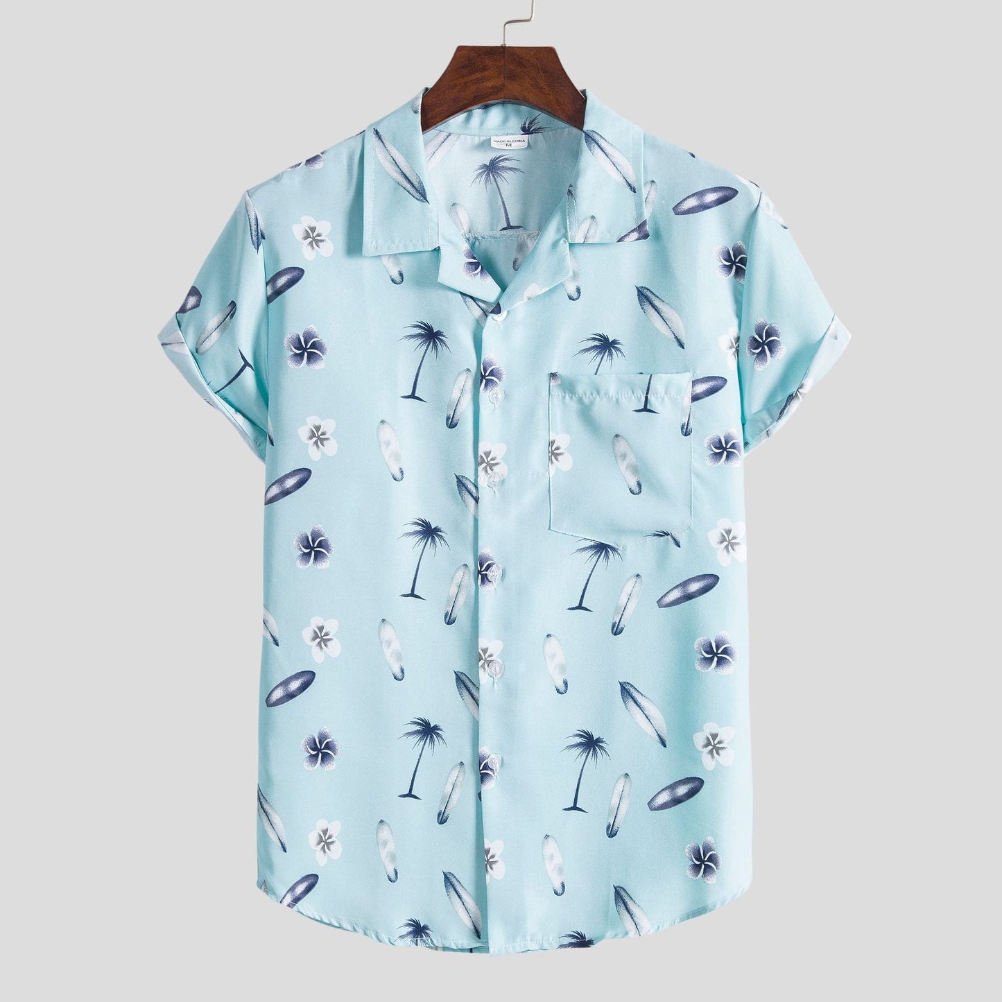 Herren Sommerhemd Surf Design Locker Leicht Berlin - BerlinGlamour