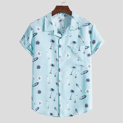 Herren Sommerhemd Surf Design Locker Leicht Berlin - BerlinGlamour