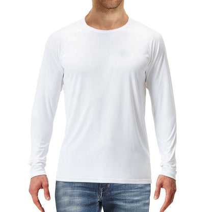 Herren Langarmshirt Atmungsaktiv Raglan Ärmel Modern