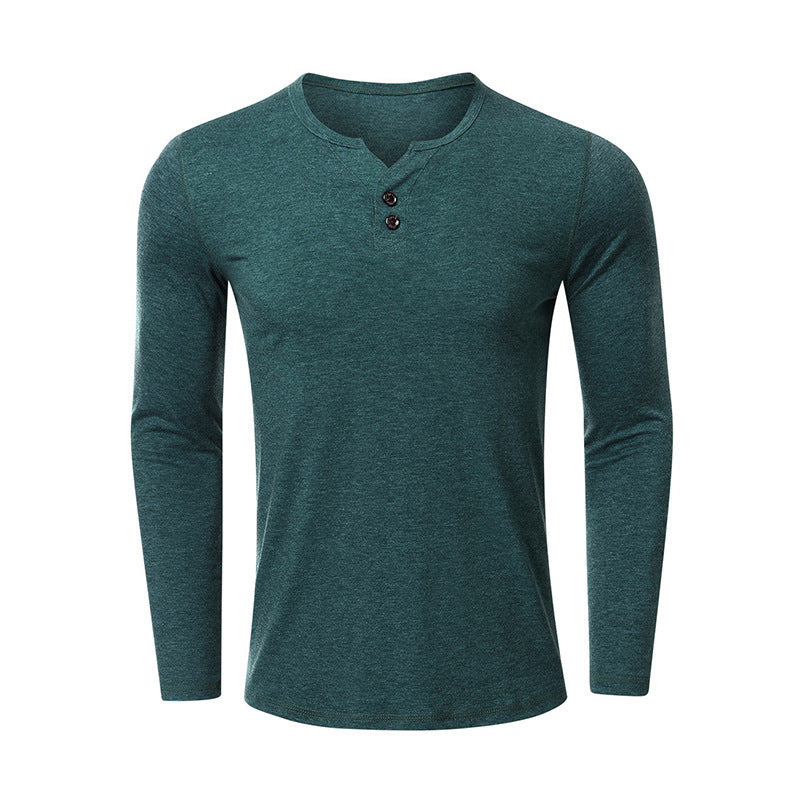 Herren Langarm-Shirt mit Knöpfen Trendig Modern Berlin