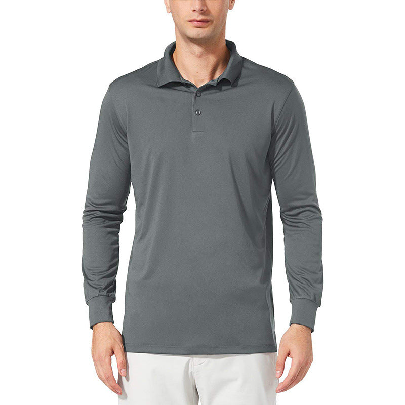 Herren Poloshirt Langarm Atmungsaktiv Klassisch Berlin - BerlinGlamour