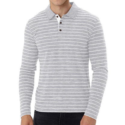 Herren Polohemd Streifenmuster Modern Berlin Style