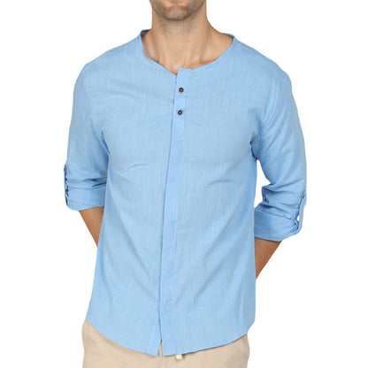 Herren Langarmhemd Elegant Slim Fit Berlin Style