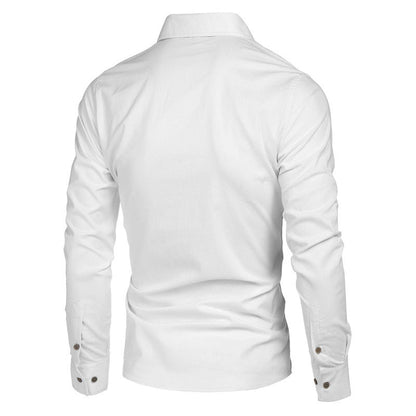Herren Poloshirt Langarm Modern Elegantes Design
