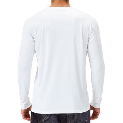 Herren Langarmshirt Atmungsaktiv Funktionsshirt Sportlich