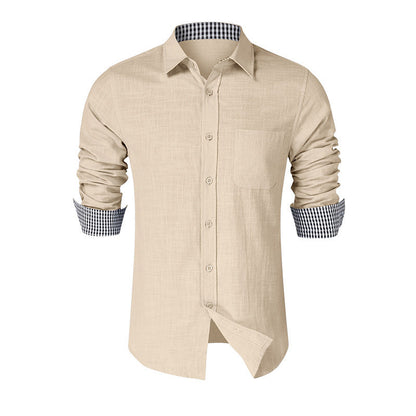 Herren Hemd mit Streifen Slim Fit Elegantes Design