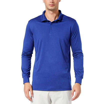 Herren Poloshirt Langarm Atmungsaktiv Klassisch Berlin